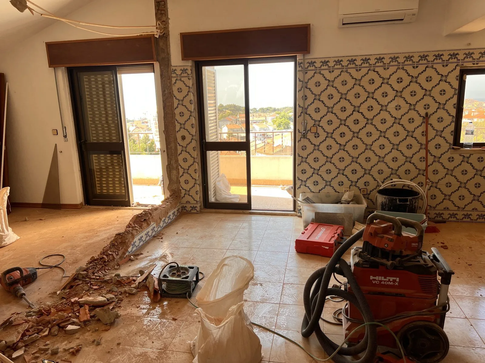 Before — original ocean view from Alvide apartment