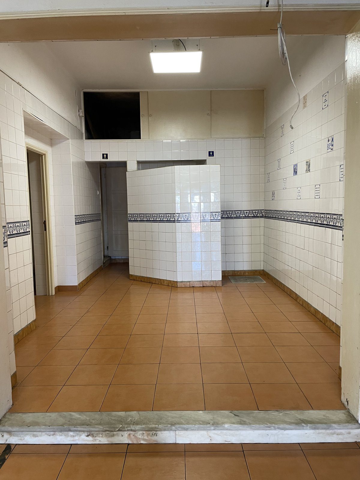 Restaurant kitchen area