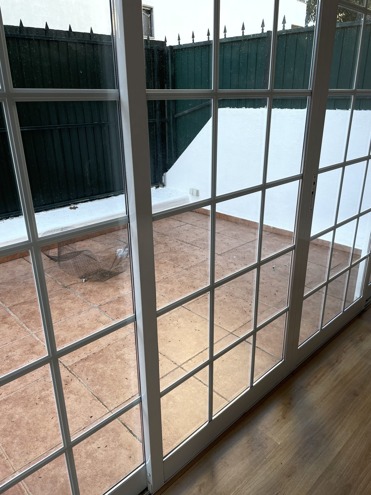 Before — patio view