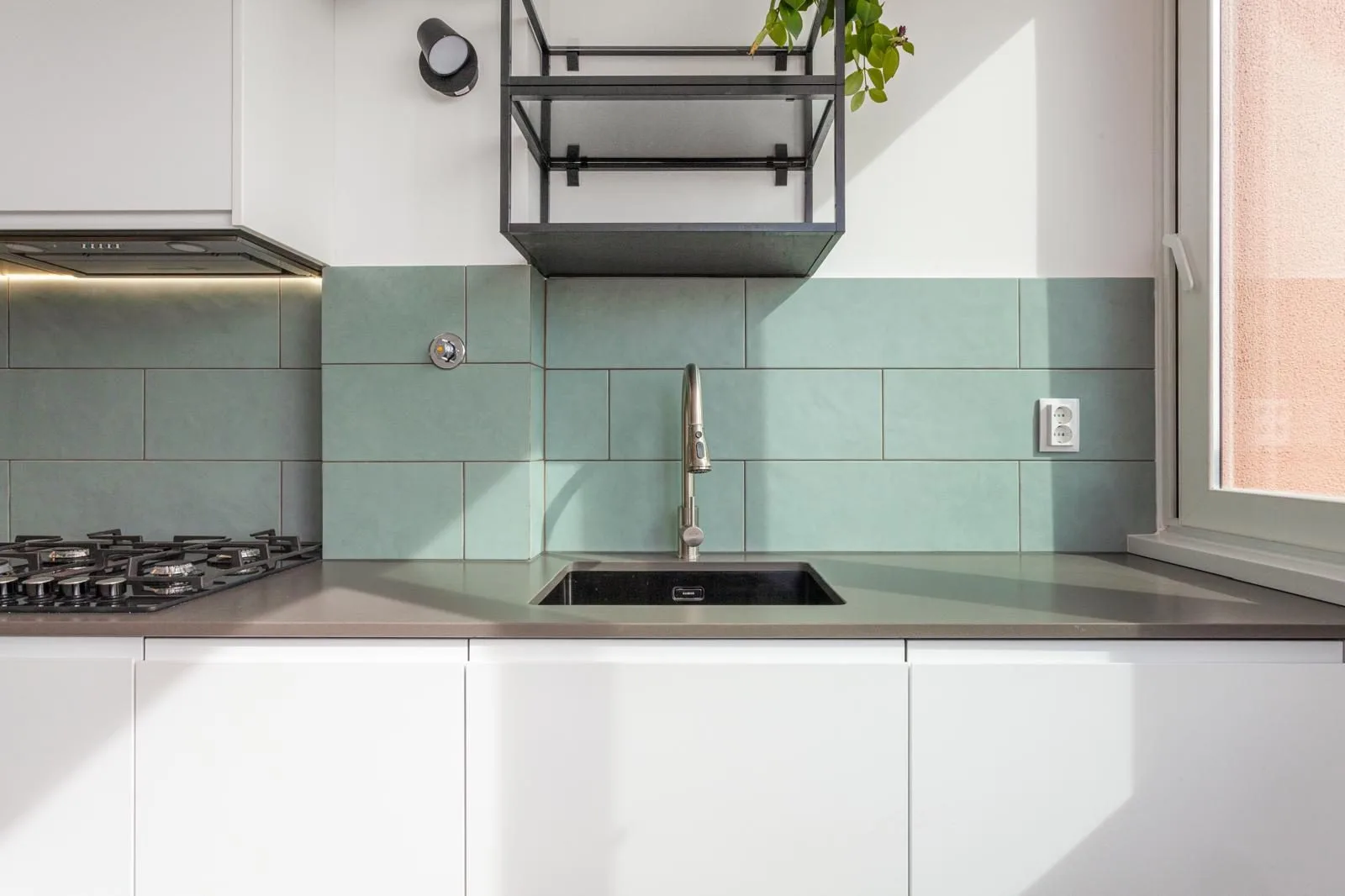 Kitchen sink detail — Rebelva renovation by Maya's Homes