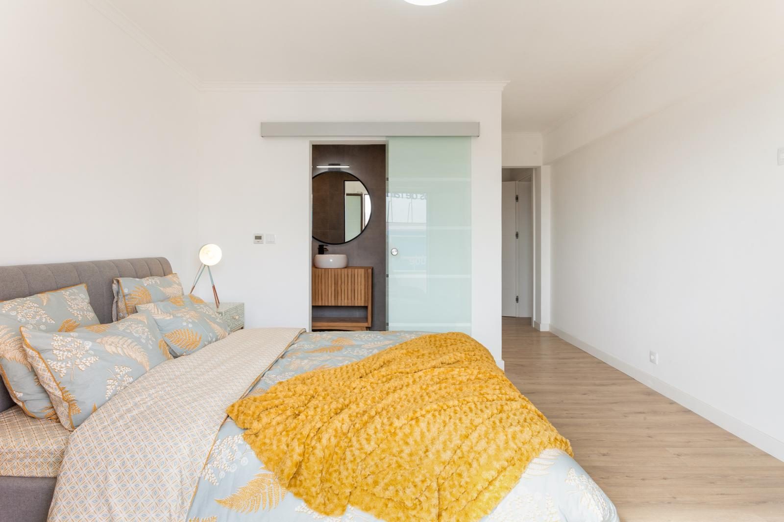 Bedroom 1 with ensuite view