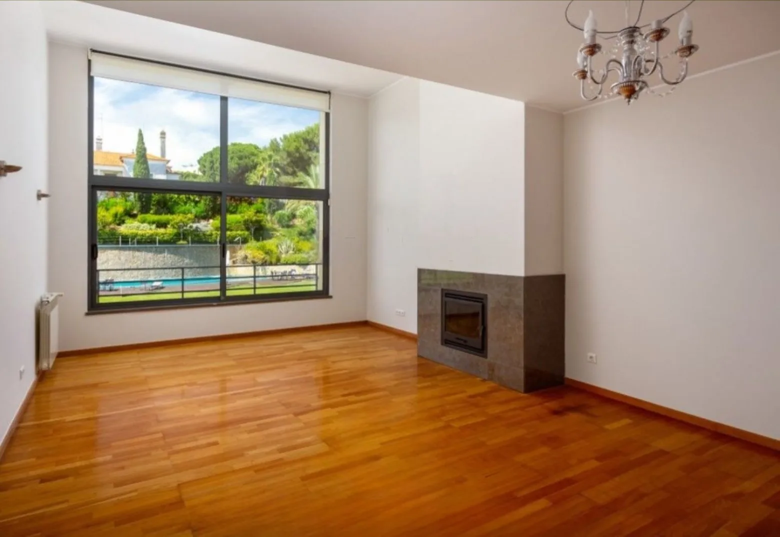 Before — living room in Riviera villa