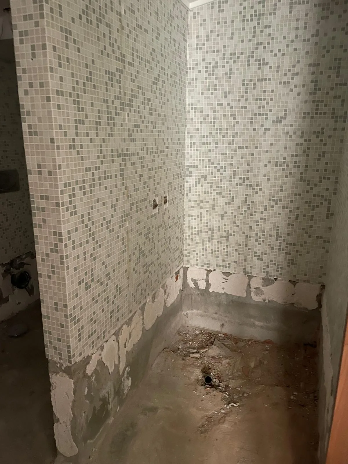 Demolition — Riviera villa bathroom