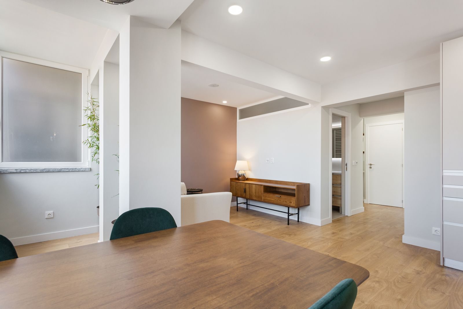 View from dining toward living room